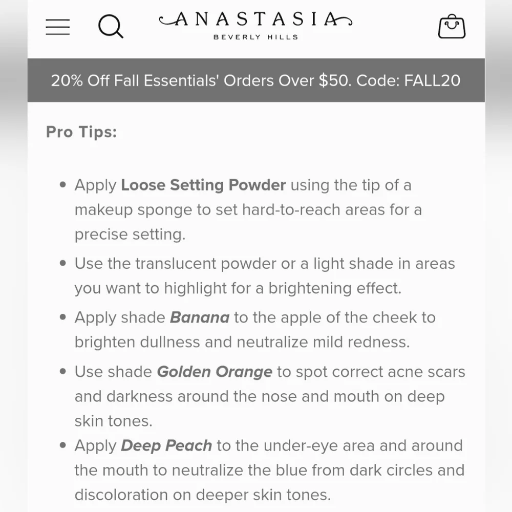 Anastasia Beverly Hills: Loose Setting Powder  BNIB/SEALED!!